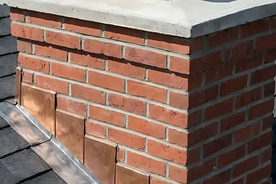 Step 2: Test brick faces for freeze-thaw spalling versus recessed mortar joints that need tuckpointing.