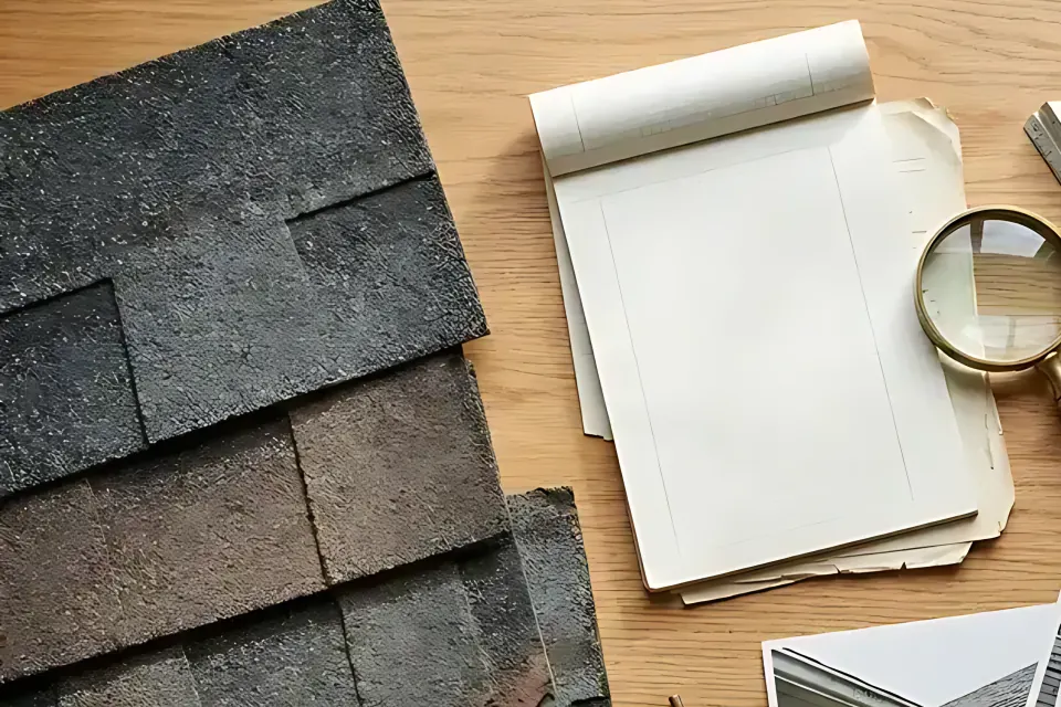 Step 1: Compare physical shingle or siding wear against the default age-table lifespan.