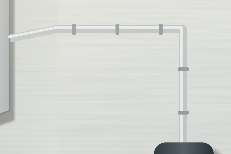 The route: close-up from the illustration above, for step 2, Pace out the run.